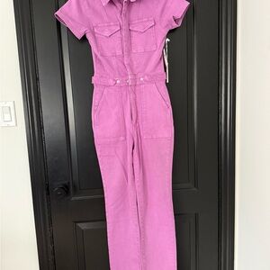 Good American Vibrant Purple/Pink Jumpsuit